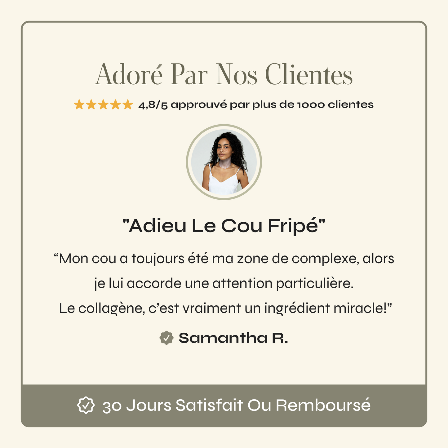 Masque Collagène Cou